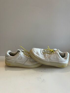 Nike Air Force 1 '07 LX Athletic Shoe Womens Size 8.5 898889-104 White Yellow